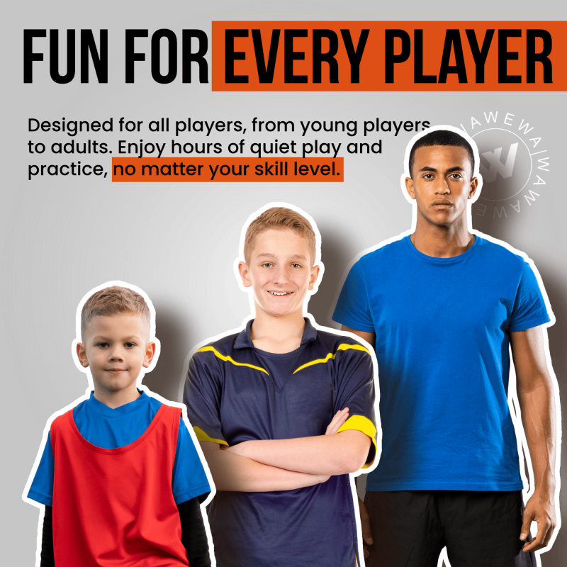 Silent Indoor Basketball Hoop Wall Mount - Noise-Free Practice for Shooting & Skills