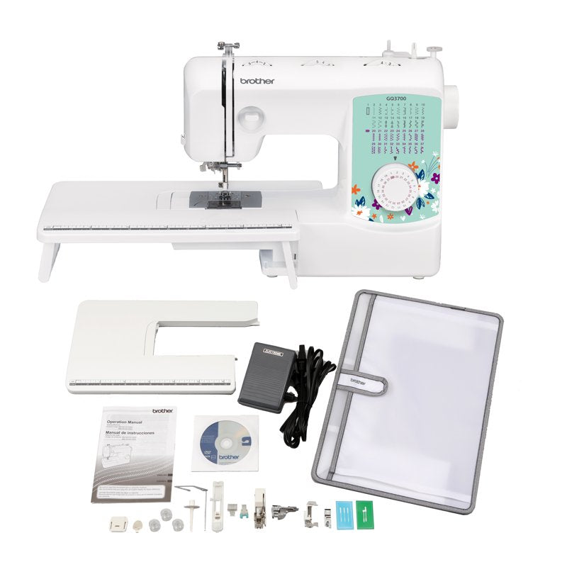 Brother GQ3700 Sewing & Quilting Machine with Wide Table & 37 Built-in Stitches