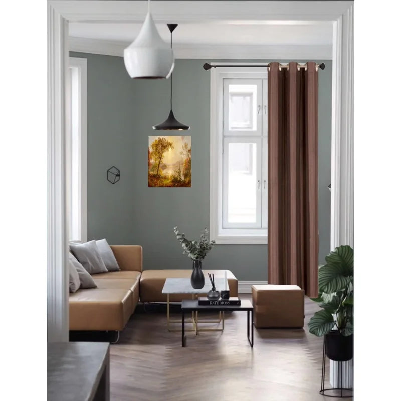 Blackout Window Curtains Set of 2 - Room Darkening Grommet Drapes for Bedroom & Living Room