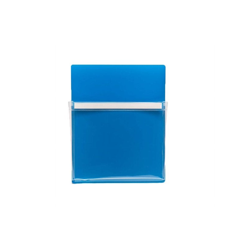Magnetic Pockets Set of 4 - Versatile Metal Surface Holders with Clear Front