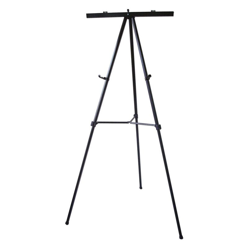 Lightweight Aluminum Flip Chart Easel for Presentations, Adjustable Height