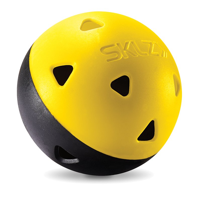 Impact Golf Balls - Yellow & Black Regulation Size 12 Pack for Practice