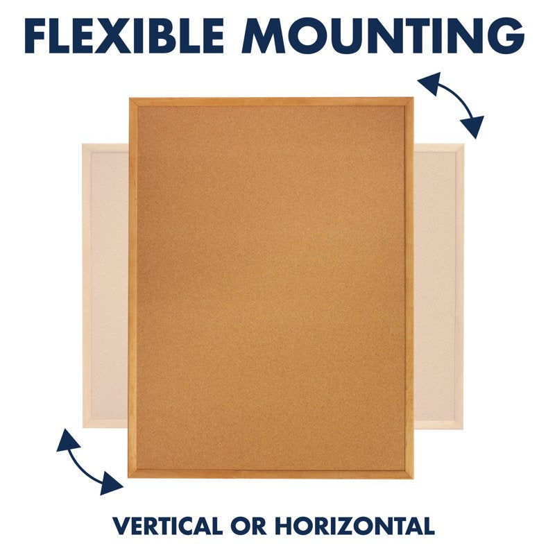 Quartet Classic Series Cork Bulletin Board 48x36 Oak Frame Office & Home
