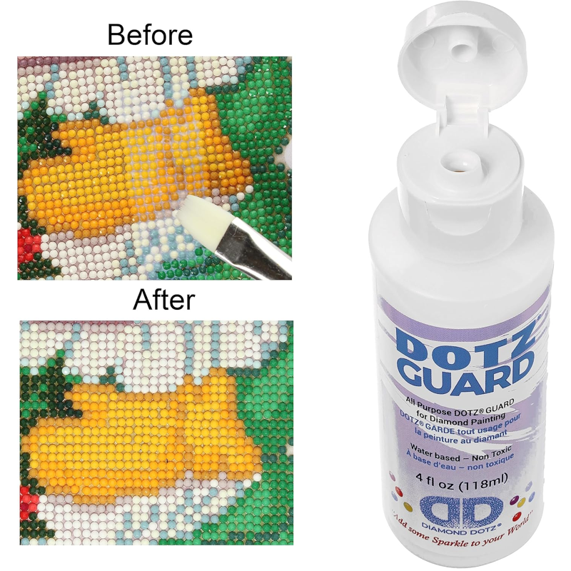 Diamond Dotz Sealer - Clear Diamond Painting Glue for All Projects 4oz