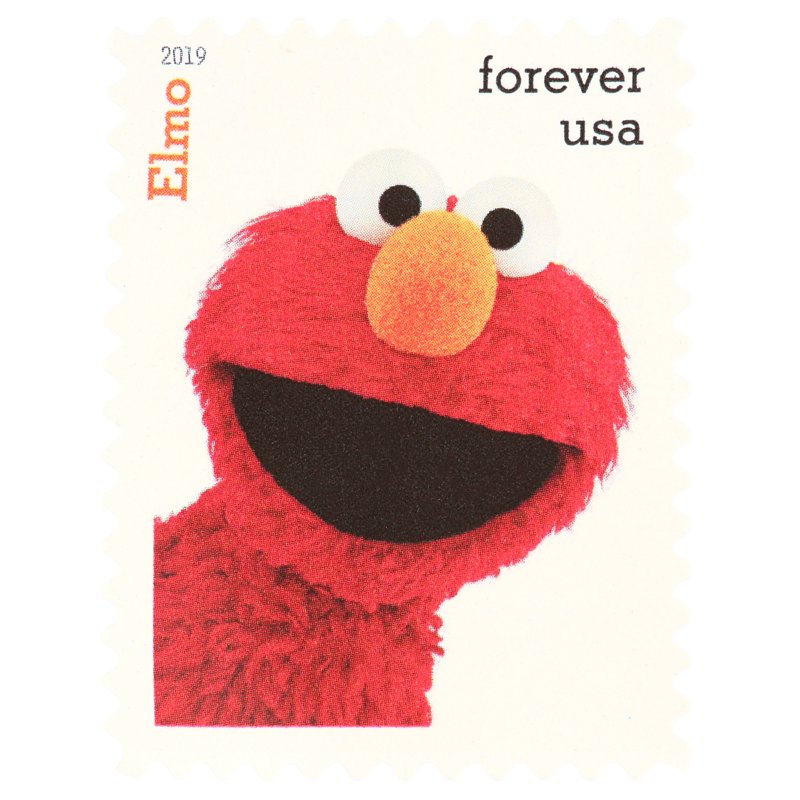 Sesame Street Postage Stamp Sheet - 16 First Class Muppets Collectible