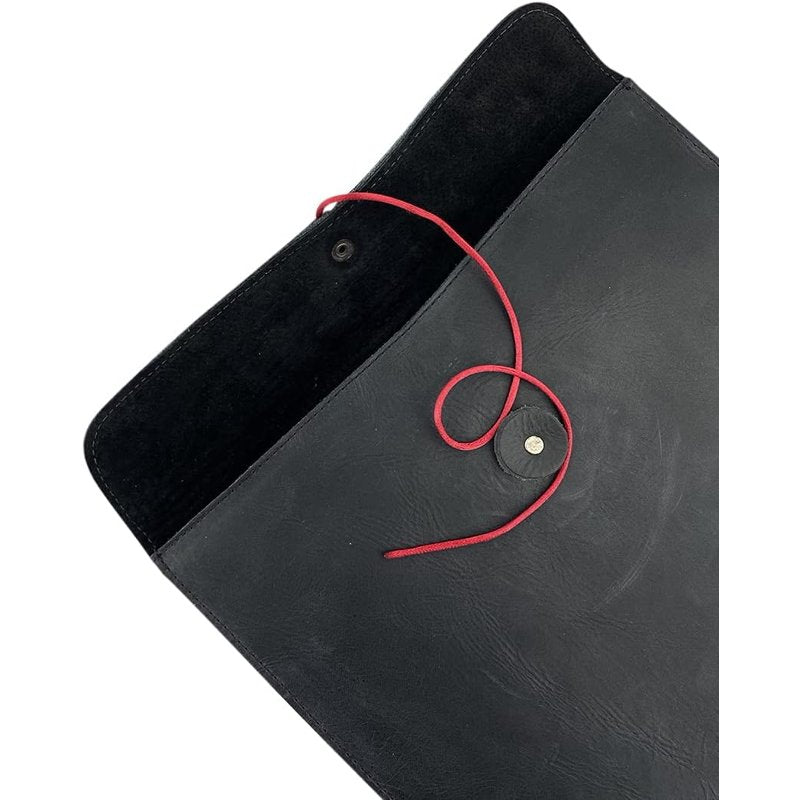 Leather Document Holder Envelope 12.5 Inch Portfolio Folder for Office & Legal Use