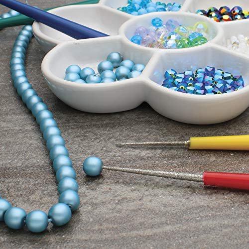Bead Reamer Set of 4 for Jewelry Making - Stone, Glass, Ceramic Beads