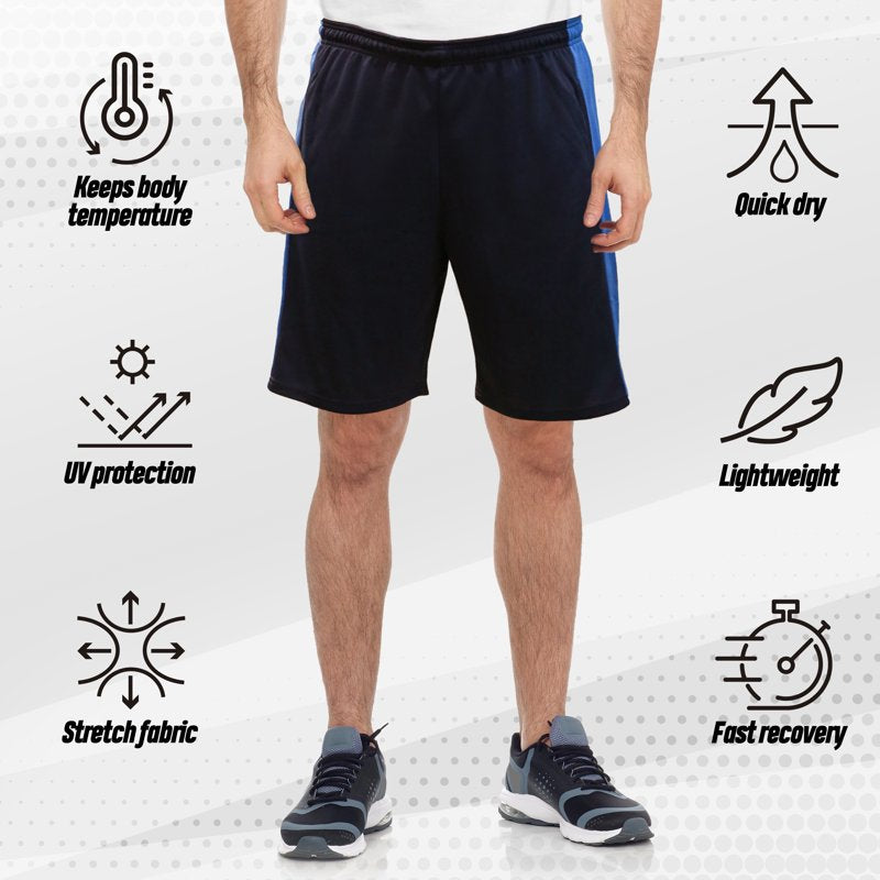 Men's Athletic Shorts Pack 5 - Workout, Running, Basketball & Gym Wear