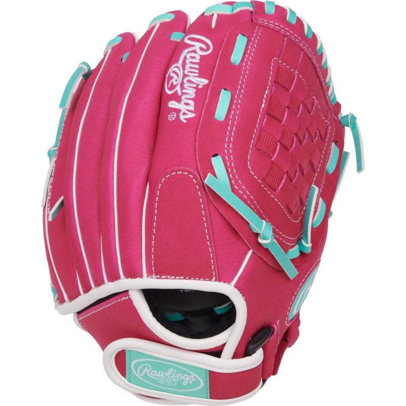 Youth Softball Glove 10.5 Inch | Flexible Leather Basket Web for Beginners