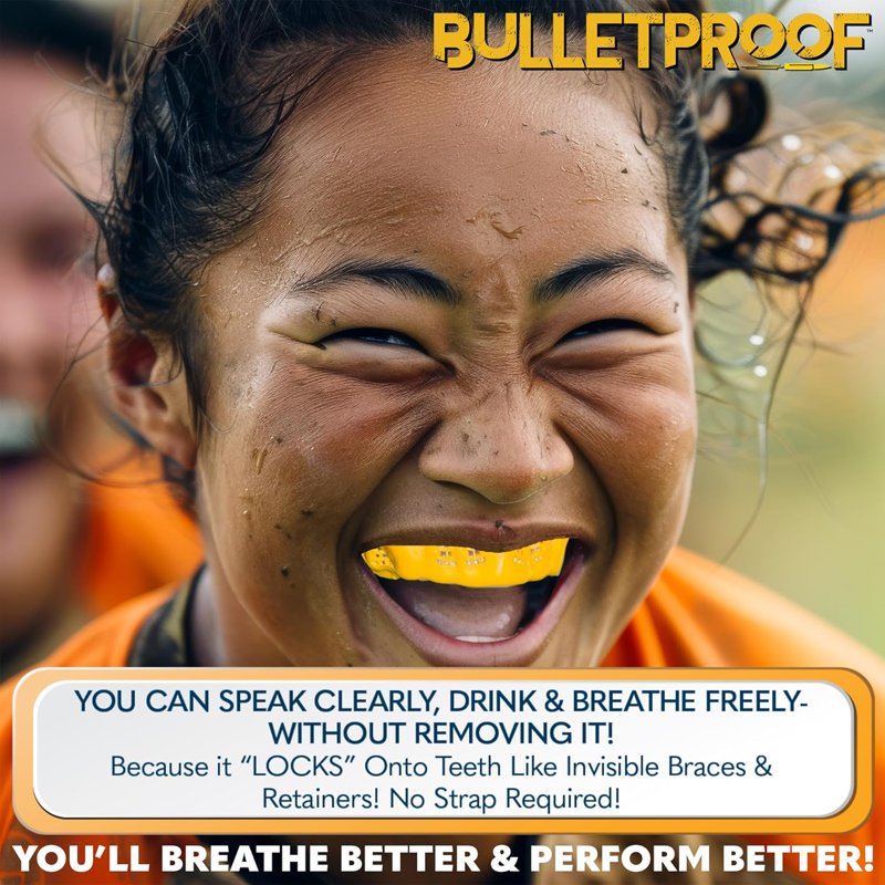 Ultra-Thin Breathable Sports Mouthguard for Football MMA Hockey Rugby Basketball