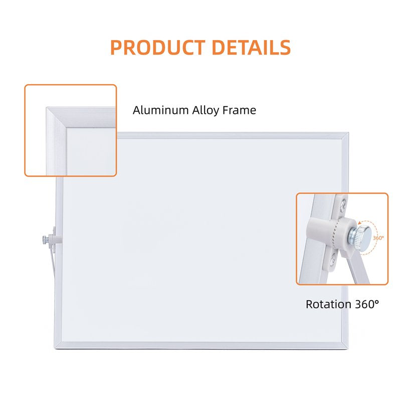 Magnetic Double-Sided Dry Erase Whiteboard with Stand & Accessories Set