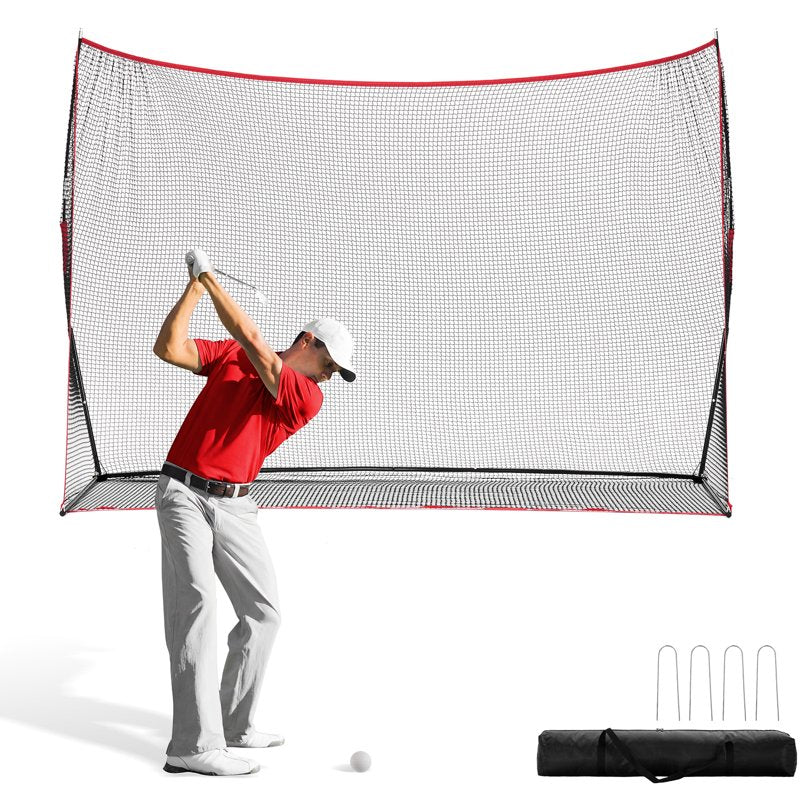 Golf Practice Net 10x7 ft with Target for Indoor & Outdoor Training