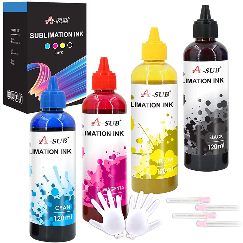 Sublimation Kit with 110 Sheets 125gsm & 480ml Ink for Inkjet Printers