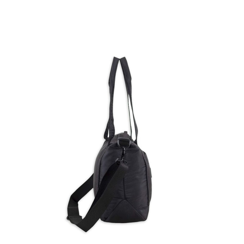 Mini Soft Puffy Weekender Bag - Lightweight Travel Duffle with Pockets