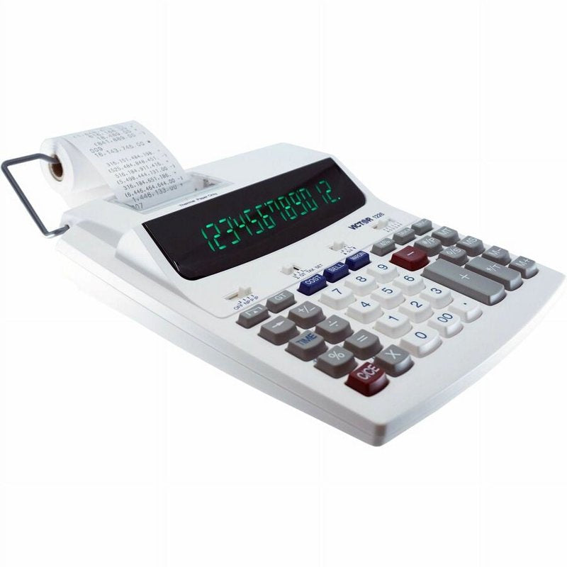 Thermal Printing Calculator 12-Digit Display Fast 8.0 Lines Per Second