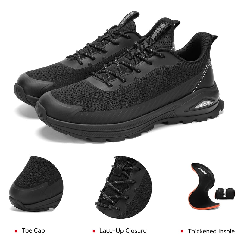 Men's Trail Running Shoes - Breathable, Supportive Hiking Sneakers for Outdoor Activities