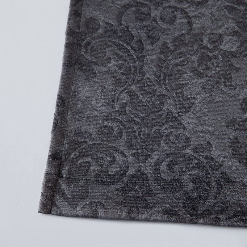 Blackout Curtains with Embossed Damask Pattern - Thermal Room Darkening Drapes for Home