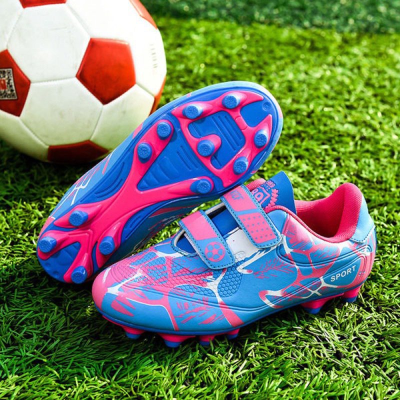 TrendOFT Kids Soccer Cleats Pink 9.5-10 Years A10 Variation