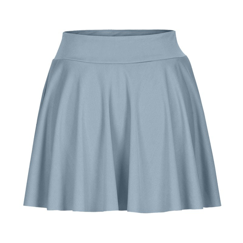 High Waisted Women's Swim Skirt with Pockets - Athletic Tankini Bottoms