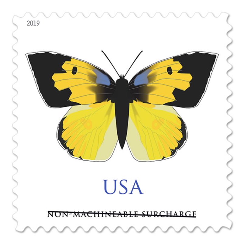 California Dogface Butterfly Postage Stamp Sheets of 20 - Non-Machinable Forever USPS