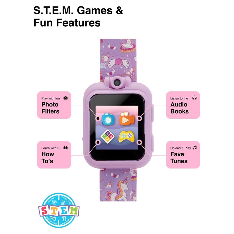 Kids Smartwatch with Earbuds Set - Educational & Fun Child's Tech Accessory