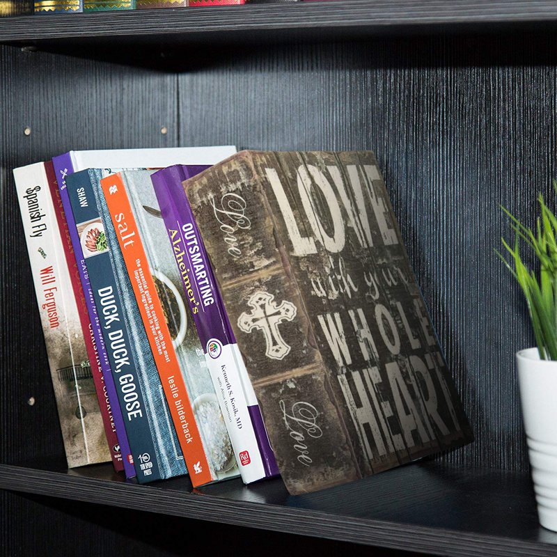 Book Safe with Combination Lock - Hidden Storage for Valuables 9.5x6.2x2.2 inches