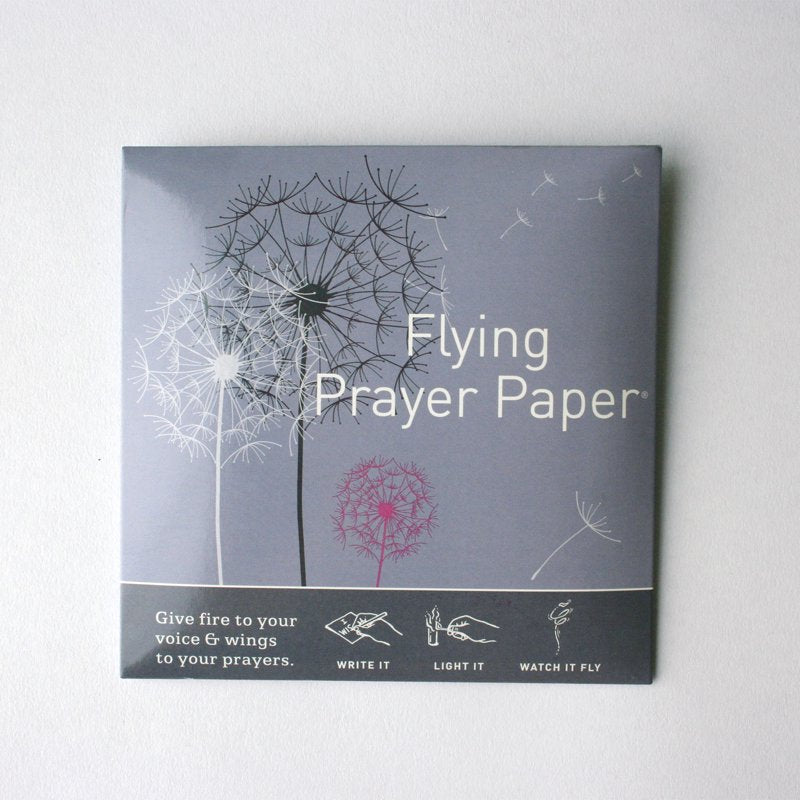 Flying Wish Paper Kit - Dandelion Prayer Set for Wishes & Celebrations