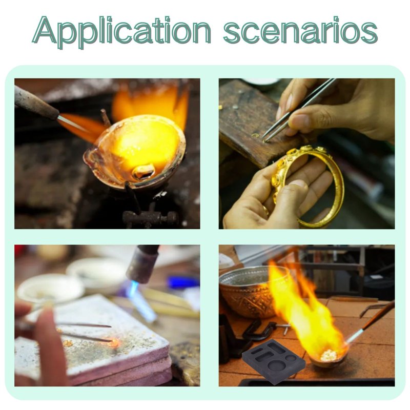 Metal Melting & Casting Starter Kit with Ceramic Crucibles and Ingot Mold