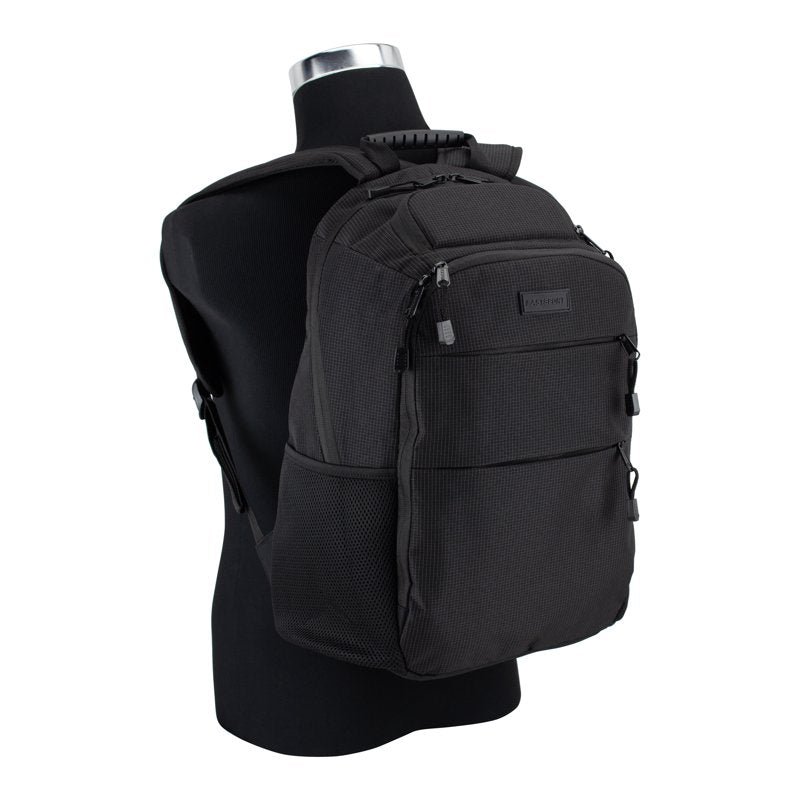 Unisex 17-Inch Lifestyle Backpack with Sunglasses Pocket - Dark Grey
