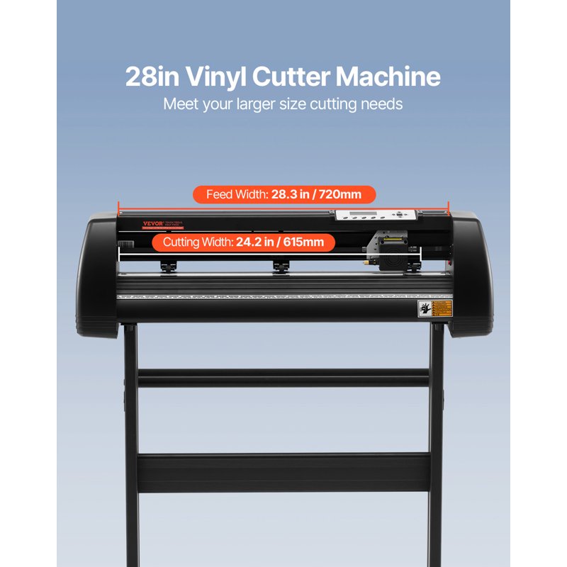 28 Inch Vinyl Cutter Machine with LCD Display & Signmaster Software
