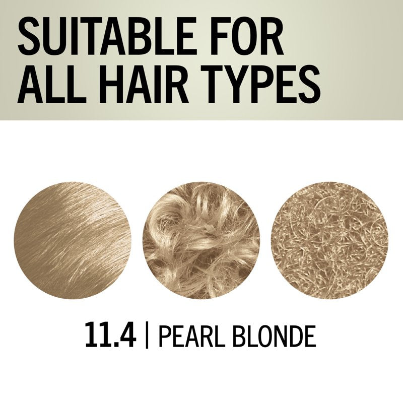 Permanent Hair Dye Kit - Blonde Shade Options, Keratin & Collagen Enriched