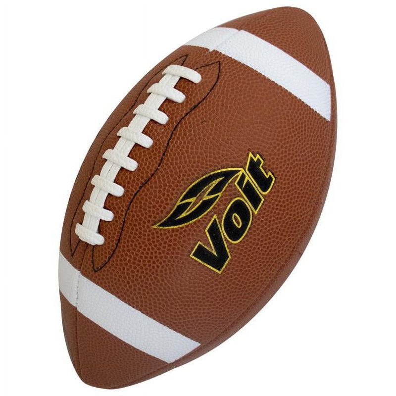 Official Size 9 Composite Football for Training and Practice - Brown