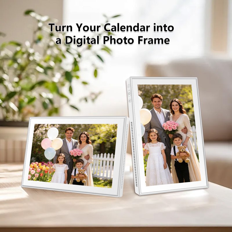 10.1 Inch Smart Digital Calendar & Chore Chart - Interactive Touchscreen Family Organizer