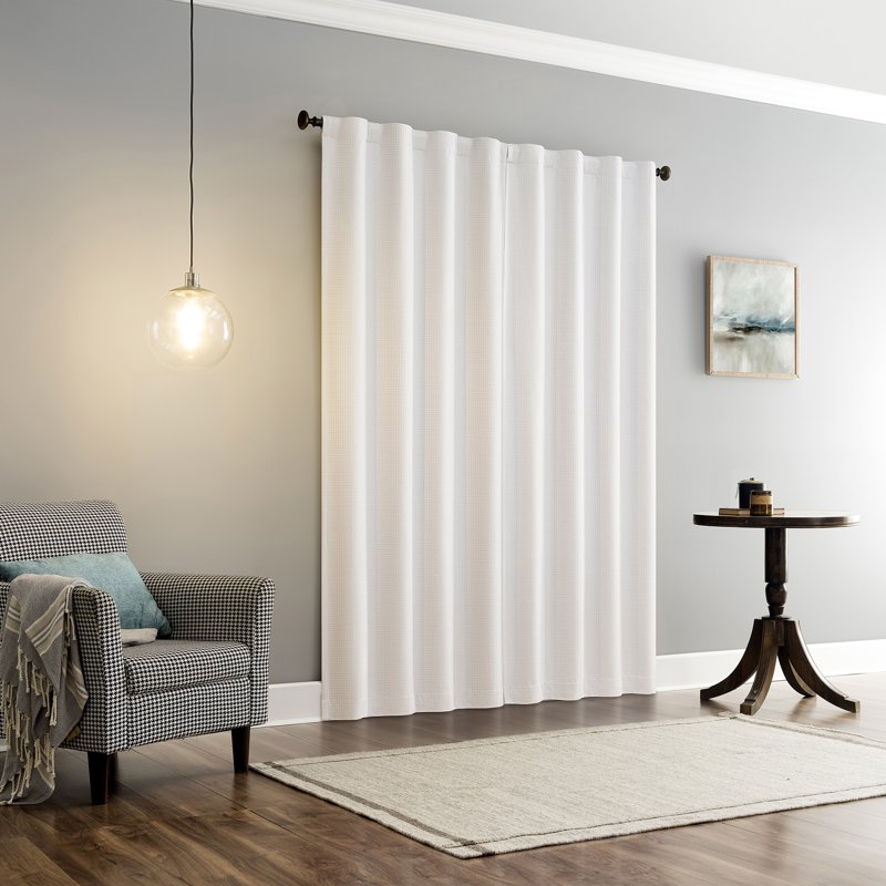 Blackout Curtain Panel Pair with Magnetic Closure - Thermal, Noise Reducing, 37x96 Inches