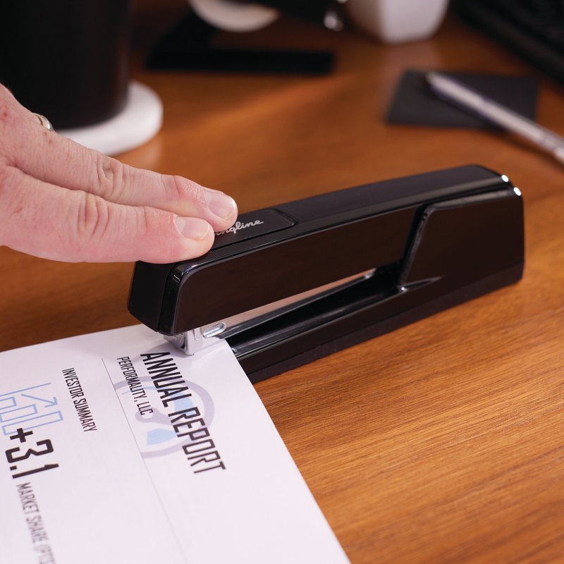 Desktop Stapler 30 Sheet Capacity Full Size Office Stapler Black - Pack Options