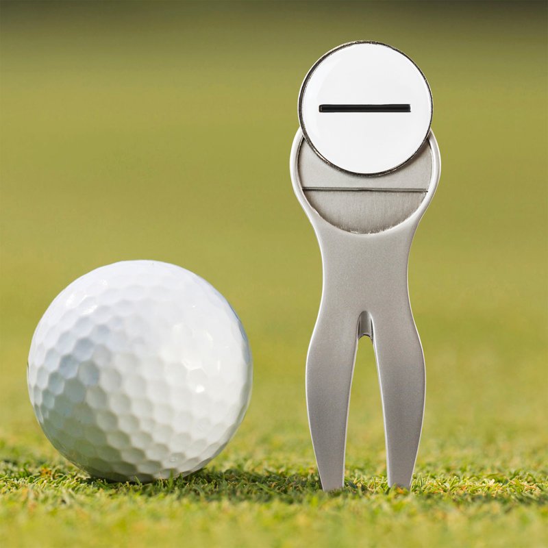 Golf Divot Tool & Magnetic Ball Marker Set - Durable Green Repair Tool