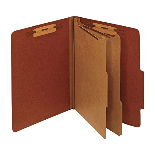 Letter Size File Folders with Dividers - 2 1/2-Inch Expansion, Pack of 5
