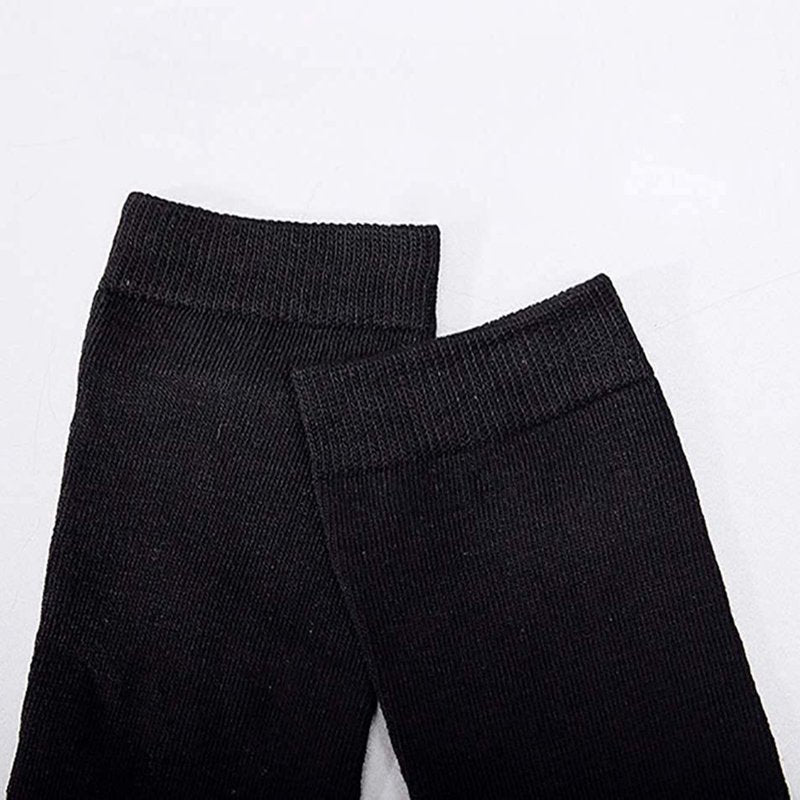 Knee High Socks for Women - 4 Pack Solid Cotton Athletic Knee/Tall Socks (Black) Variation Black #CH08