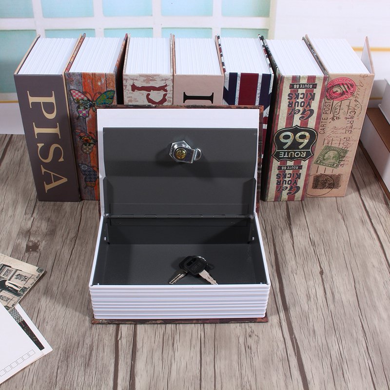 Secret Safe Security Box with Lock for Cash Jewelry and Valuables