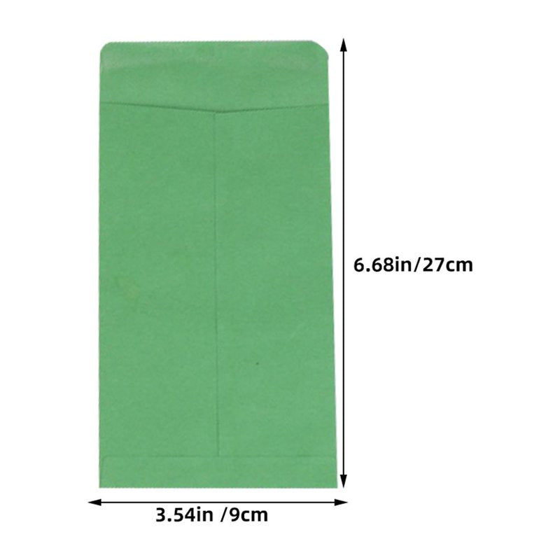 50 Pack Colored Paper Envelopes for Budgeting & Gift Packaging