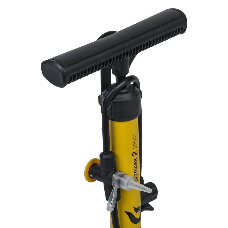 Blackburn Air Tower 2 Sport Bicycle Floor Pump - Yellow, 100 PSI