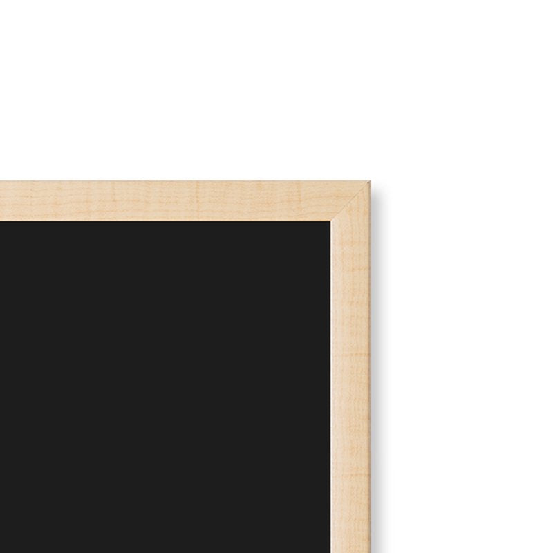 35x23 Inch Chalkboard with Birch MDF Frame - Office & Classroom Use