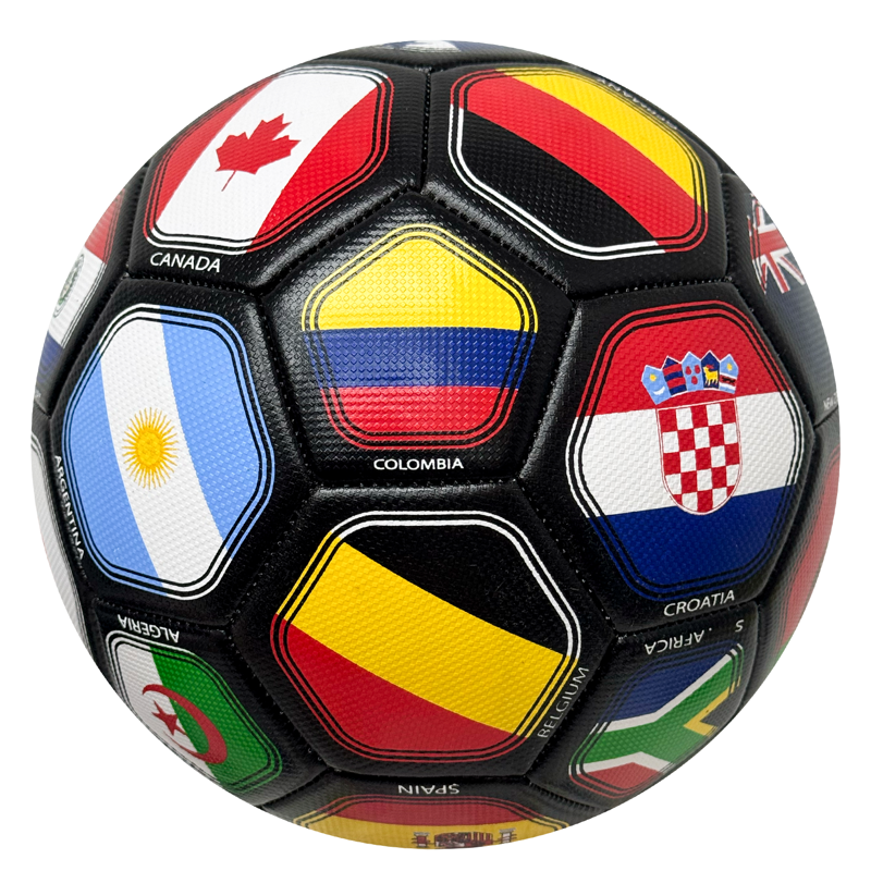 World Cup Flag PVC Soccer Ball - Size 4 & 5 | Icon Sports - Variation 5