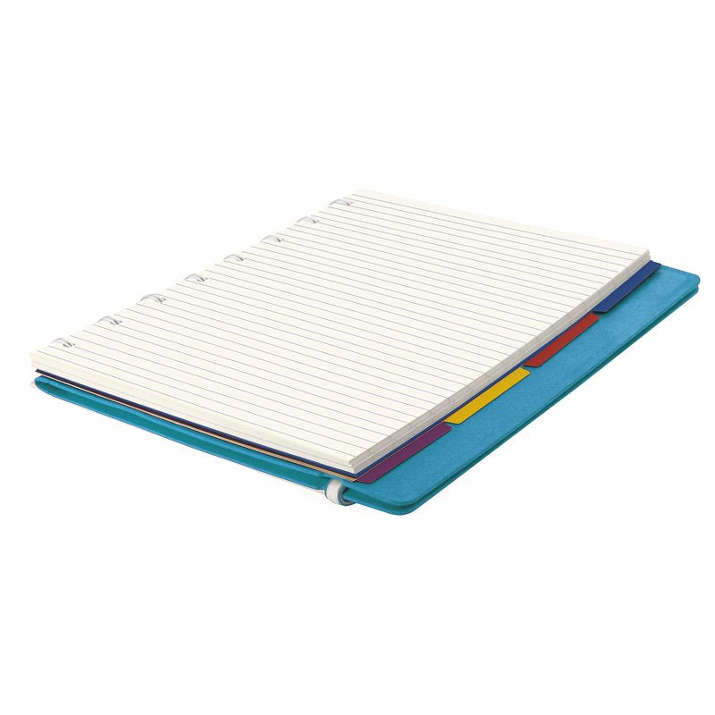 Aqua Notebook with Soft Touch Cover, 1 Subject College Ruled, 112 Pages