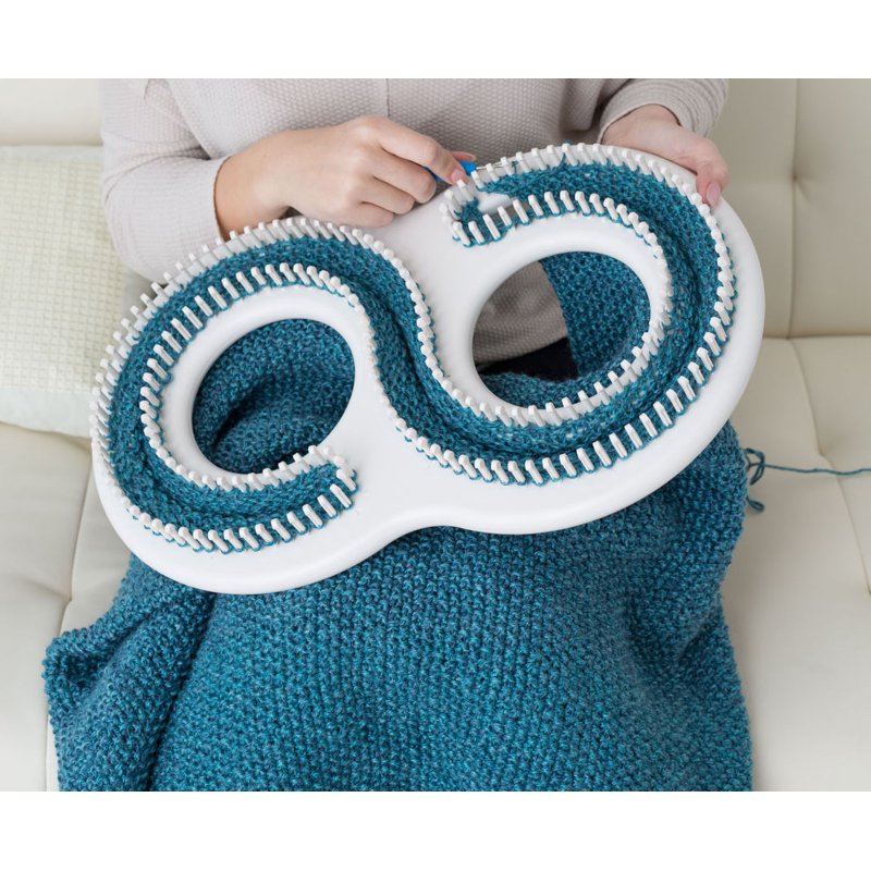 Knitting Loom for Blankets and Shawls - Afghan Loom Kit for Easy Large-Scale Knitting
