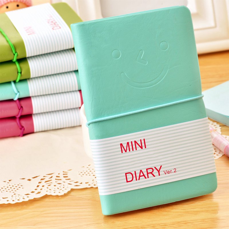 Mini Pocket Notebook Set with Imitation Leather Cover - 6 Colors, 100 Pages Each, Portable Memo Pads