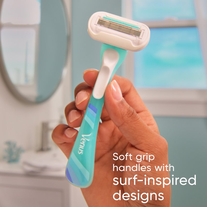 Disposable Razors for Women - 2 Count, Extra Smooth Sensitive Shave