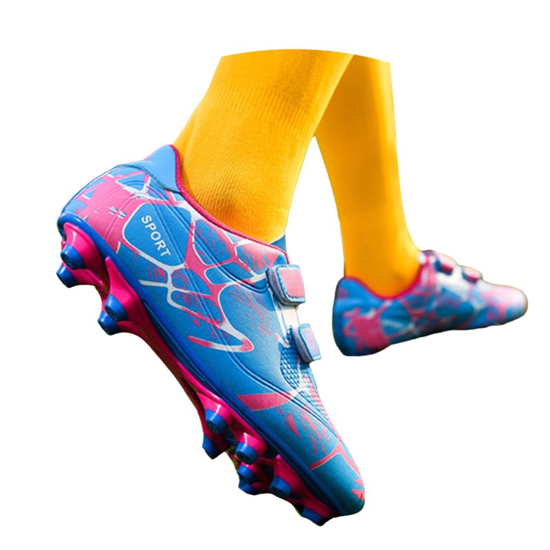 TrendOFT Kids Soccer Cleats Pink 9.5-10 Years A10 Variation