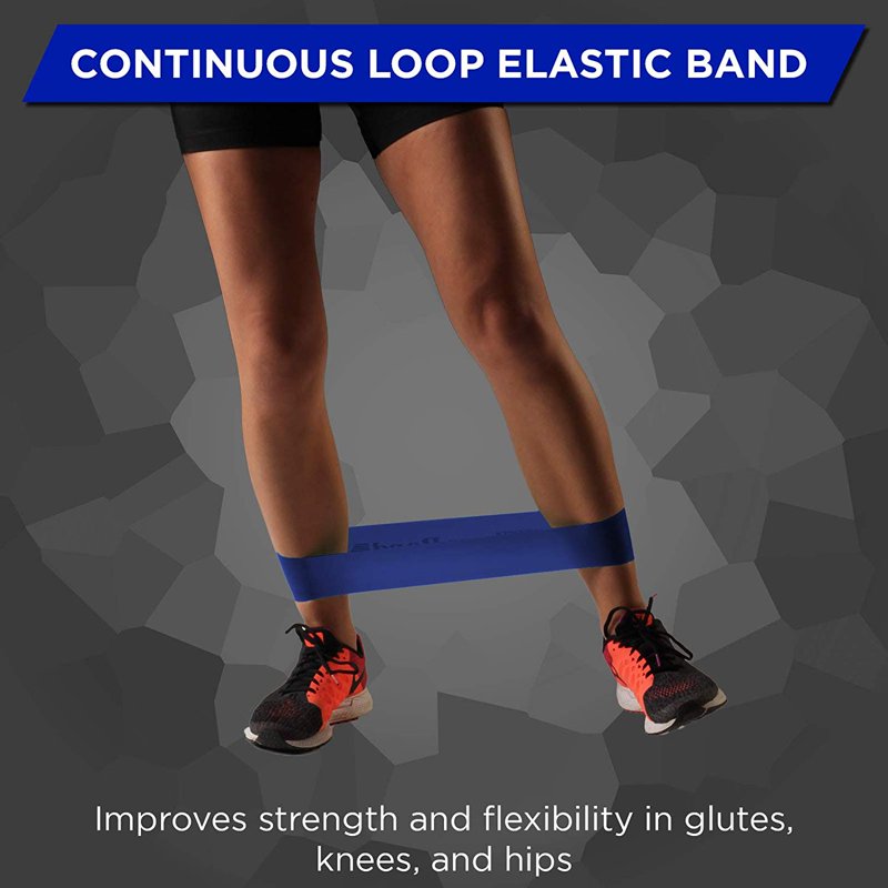 Resistance Band Loop for Strength Training and Rehabilitation - 18 Inch Blue, Extra Heavy