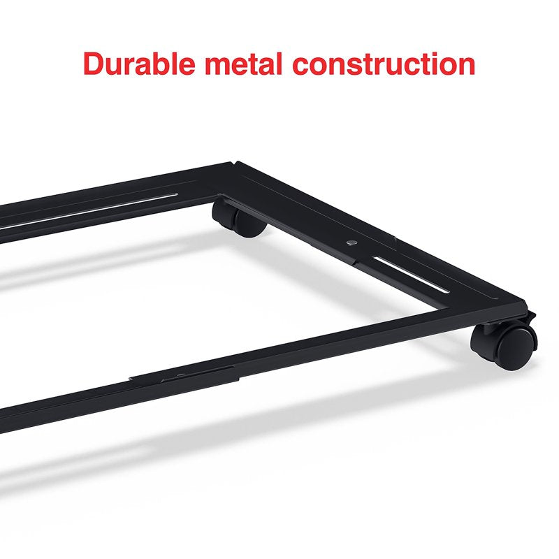 Adjustable File Caddy for Letter and Legal Files - Black